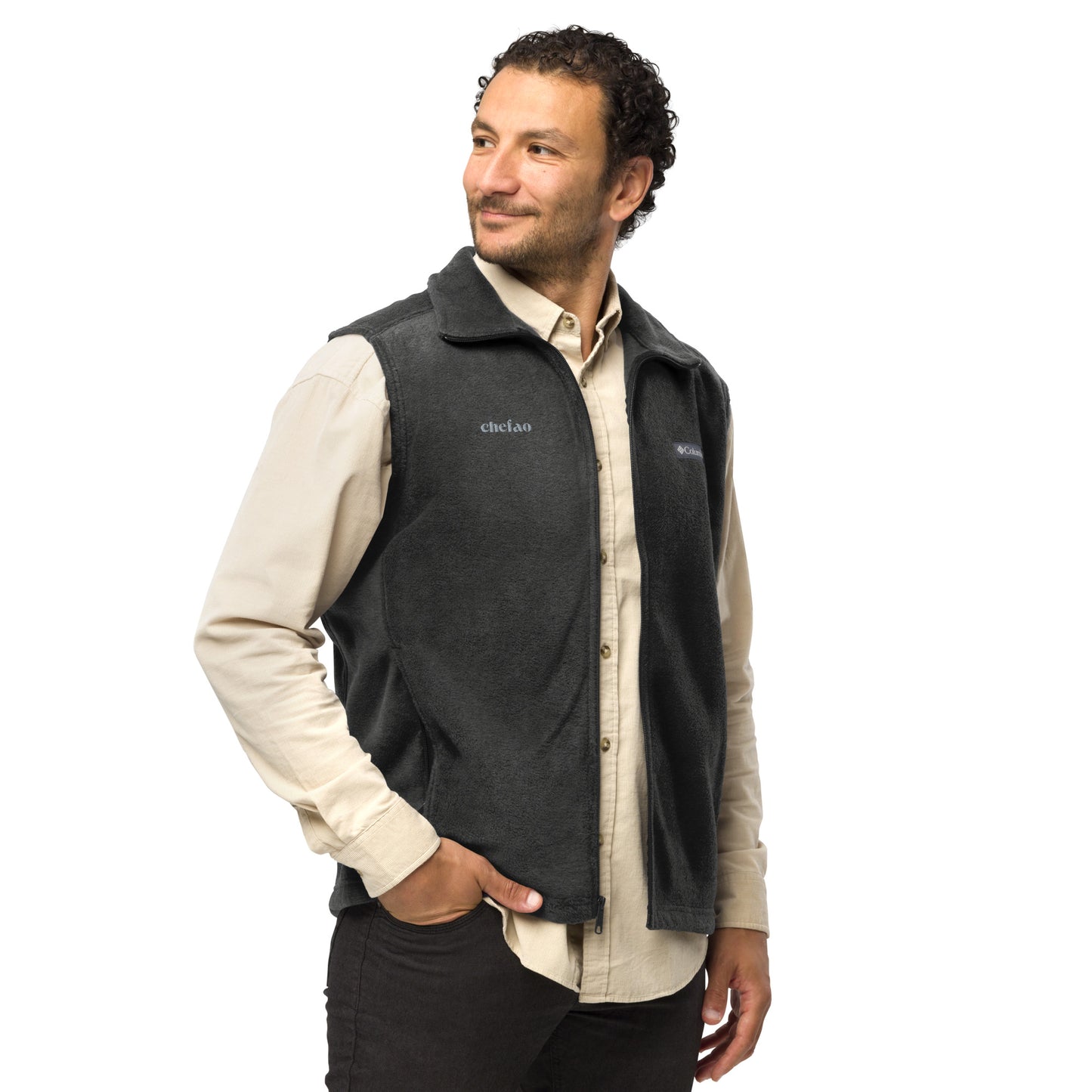 Chefao I, Men’s Columbia fleece vest