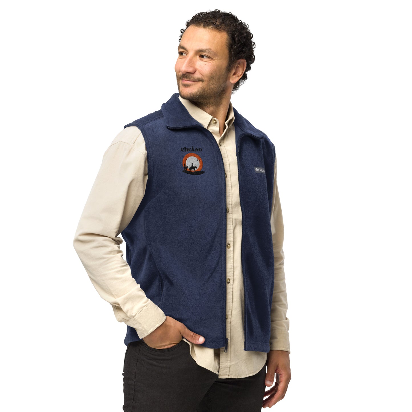 Chefao Cowboy VI, Men’s Columbia fleece vest