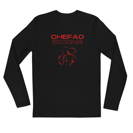 Chefao Boxing IV, Long Sleeve Fitted Crew