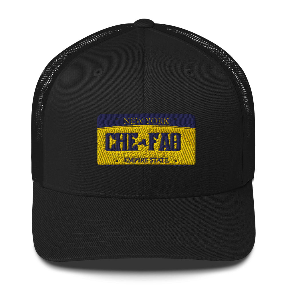 Chefao New York License Plate I, Trucker Cap