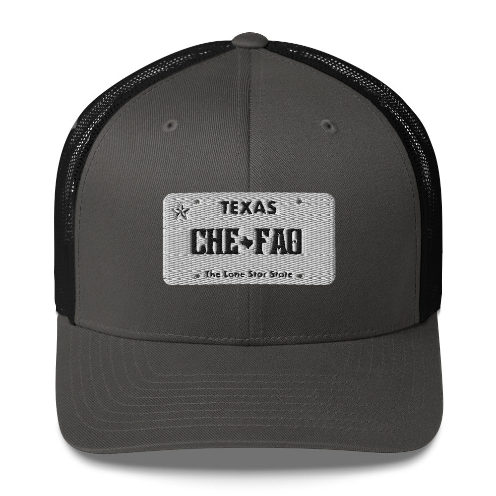 Chefao Texas License Plate I, Trucker Cap