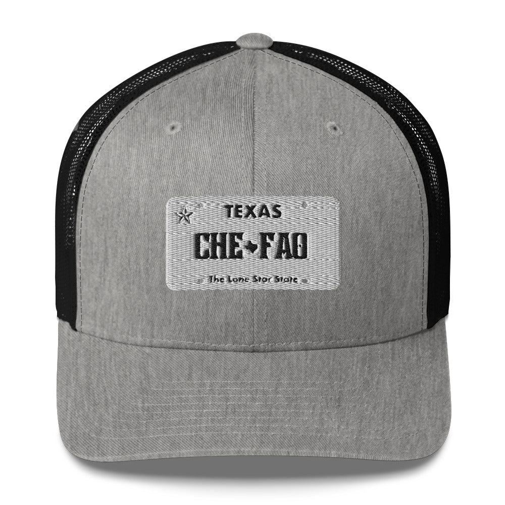 Chefao Texas License Plate I, Trucker Cap