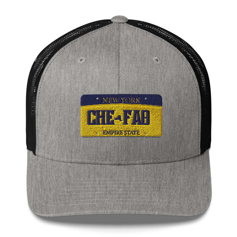 Chefao New York License Plate I, Trucker Cap