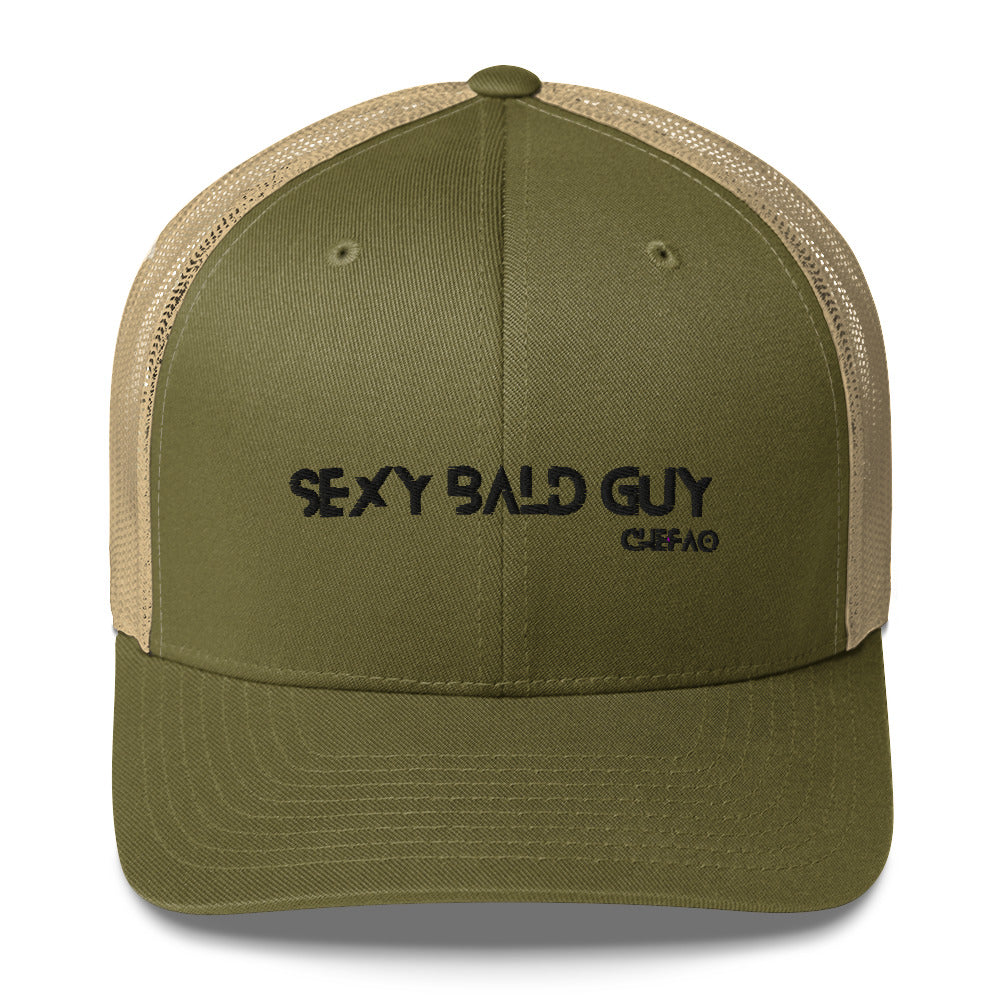 Sexy Bald Guy I, Trucker Cap