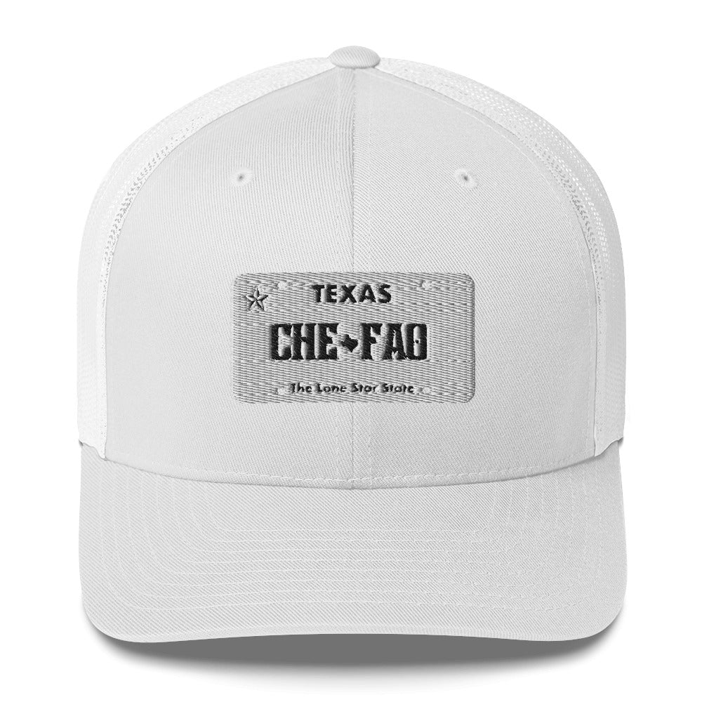 Chefao Texas License Plate I, Trucker Cap