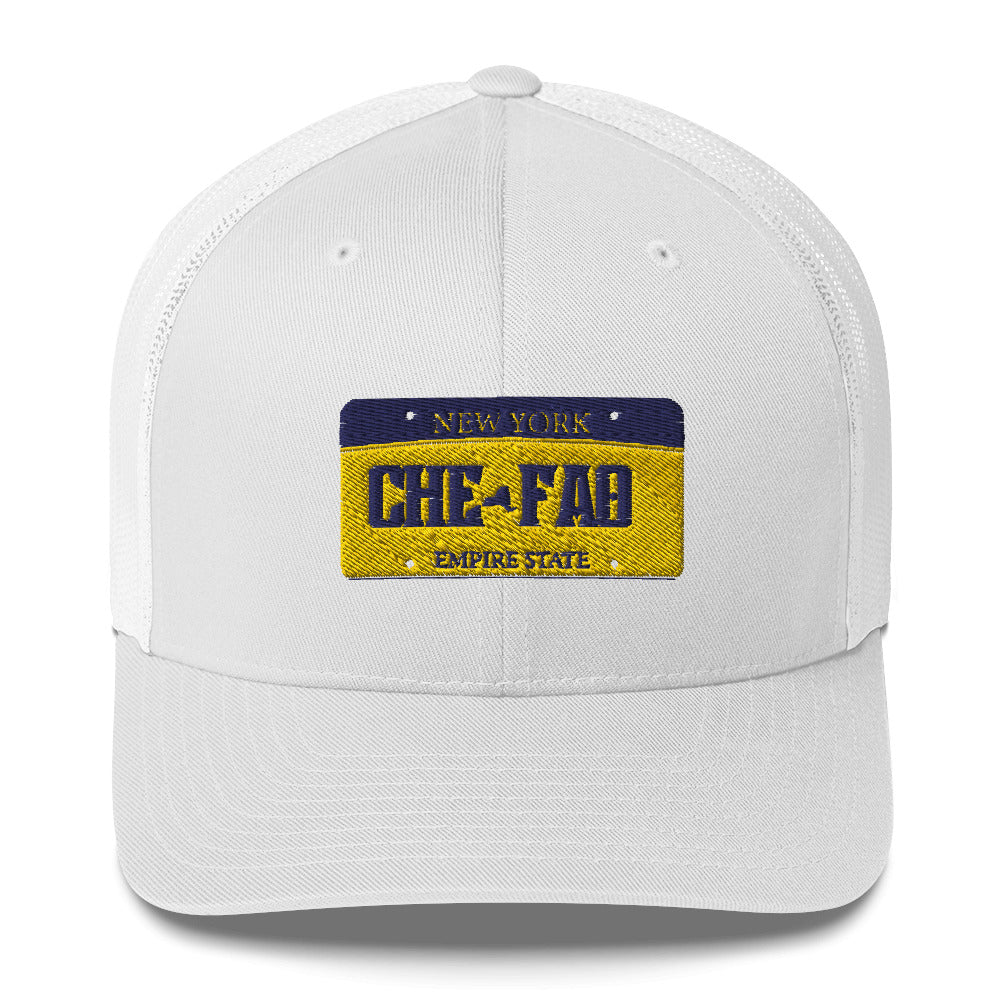 Chefao New York License Plate I, Trucker Cap