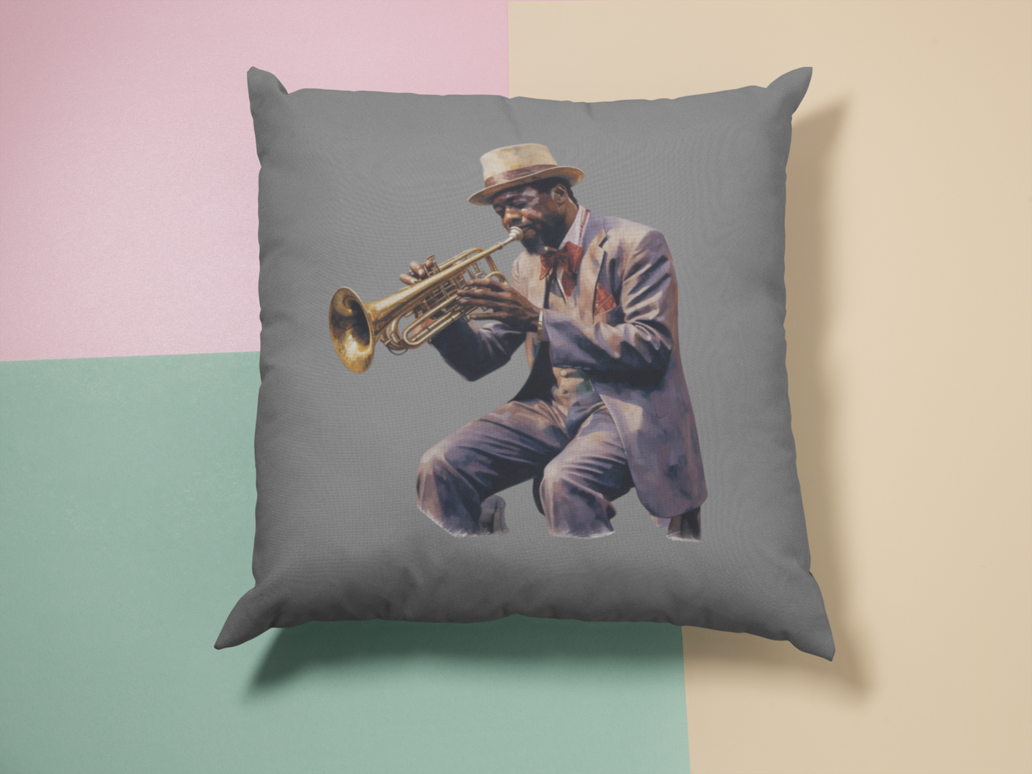 Jazz Great, Spun Polyester Square Pillow