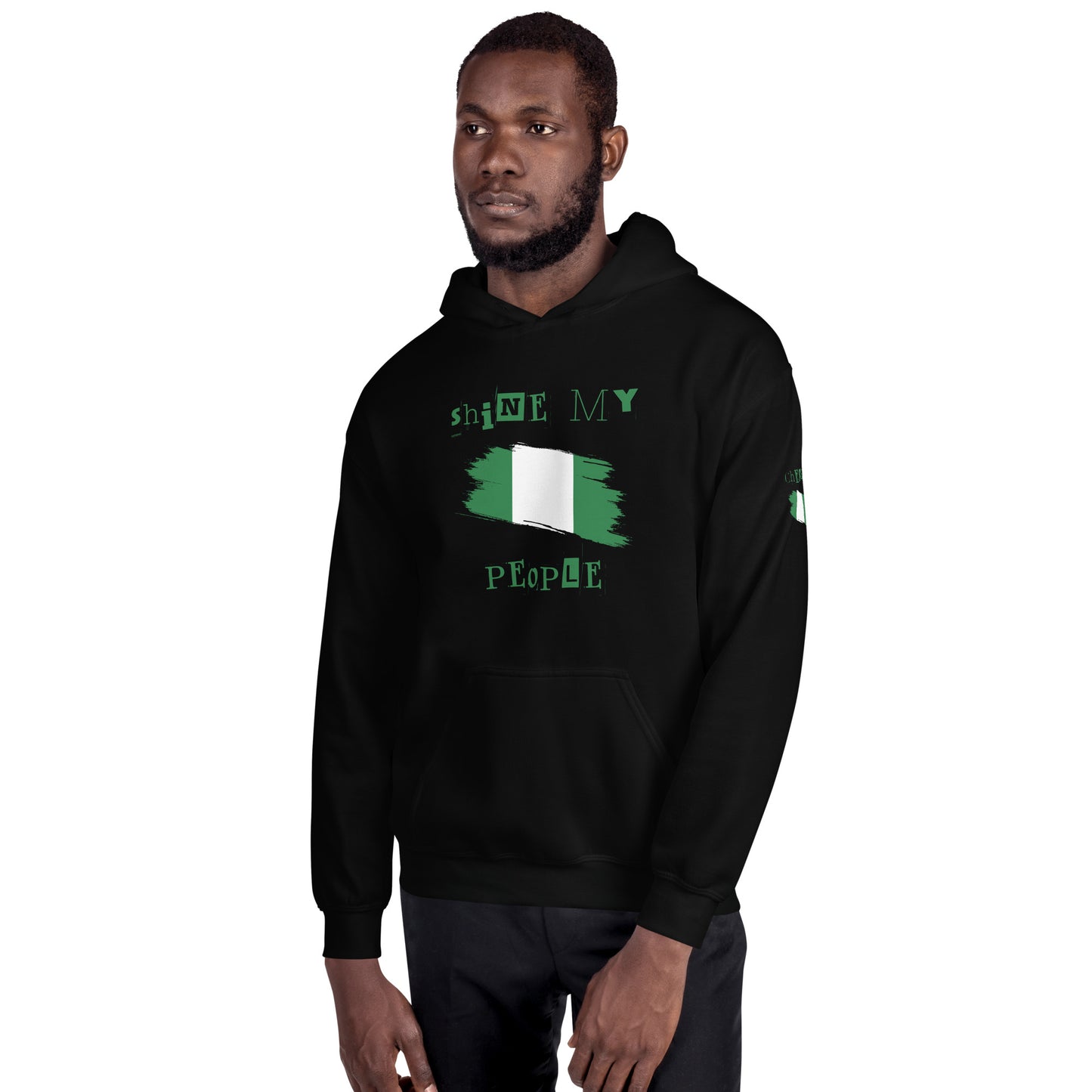 Shine My People Nigeria I, Unisex Hoodie