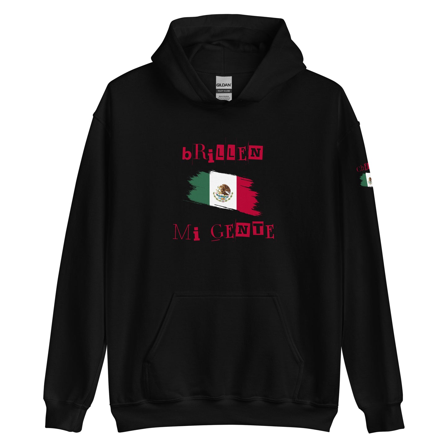 Brillen Mi Gente Mexico II, Unisex Hoodie