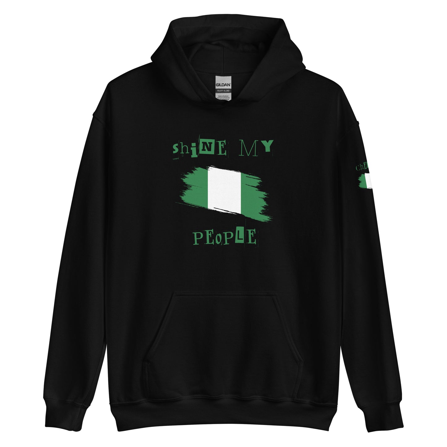 Shine My People Nigeria I, Unisex Hoodie