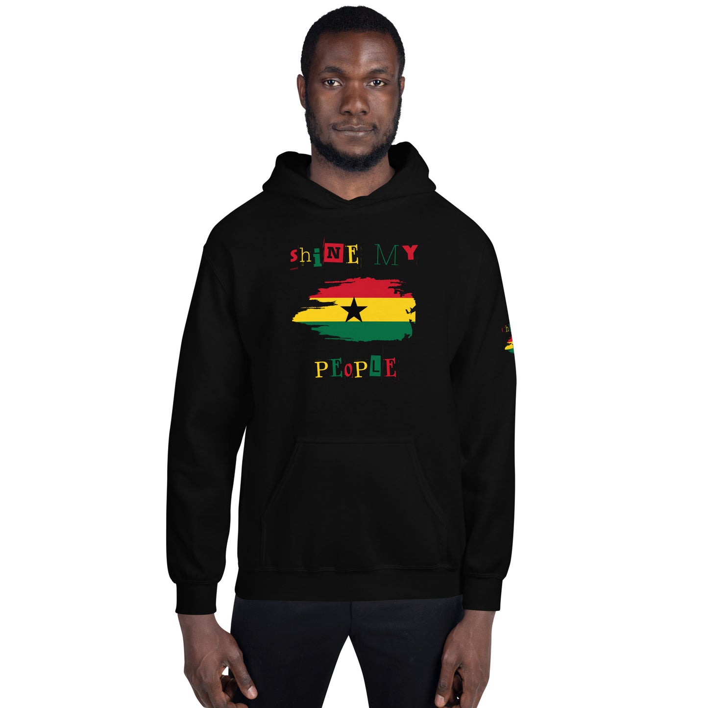 Shine My People Ghana I, Unisex Hoodie