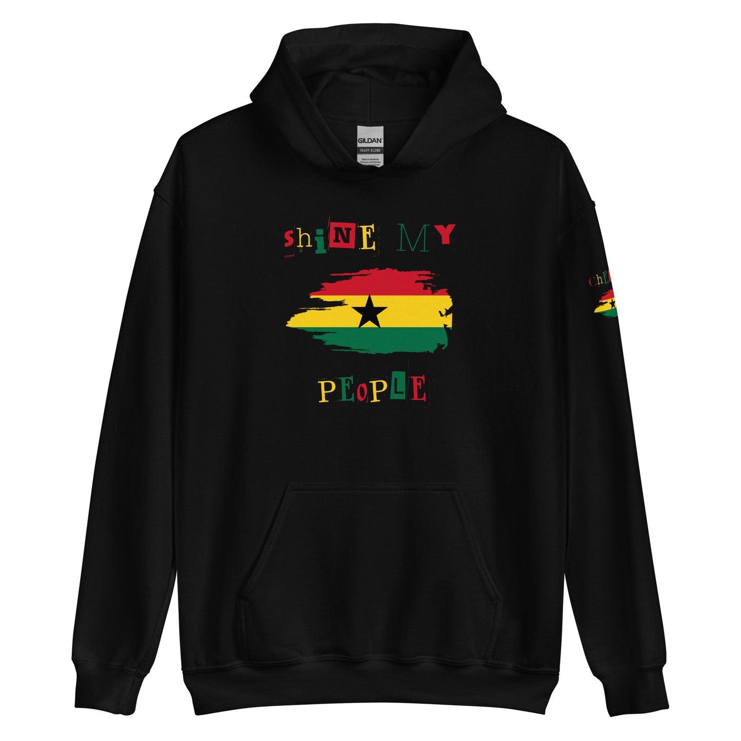 Shine My People Ghana I, Unisex Hoodie