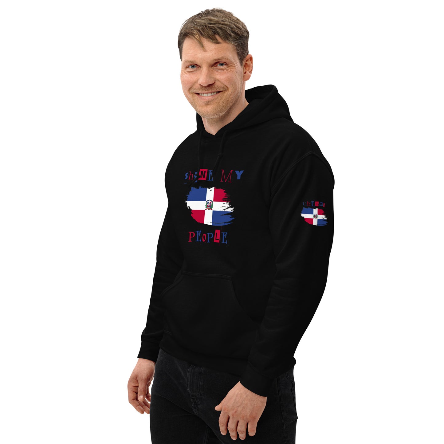 Shine My People Dominican Republic I, Unisex Hoodie