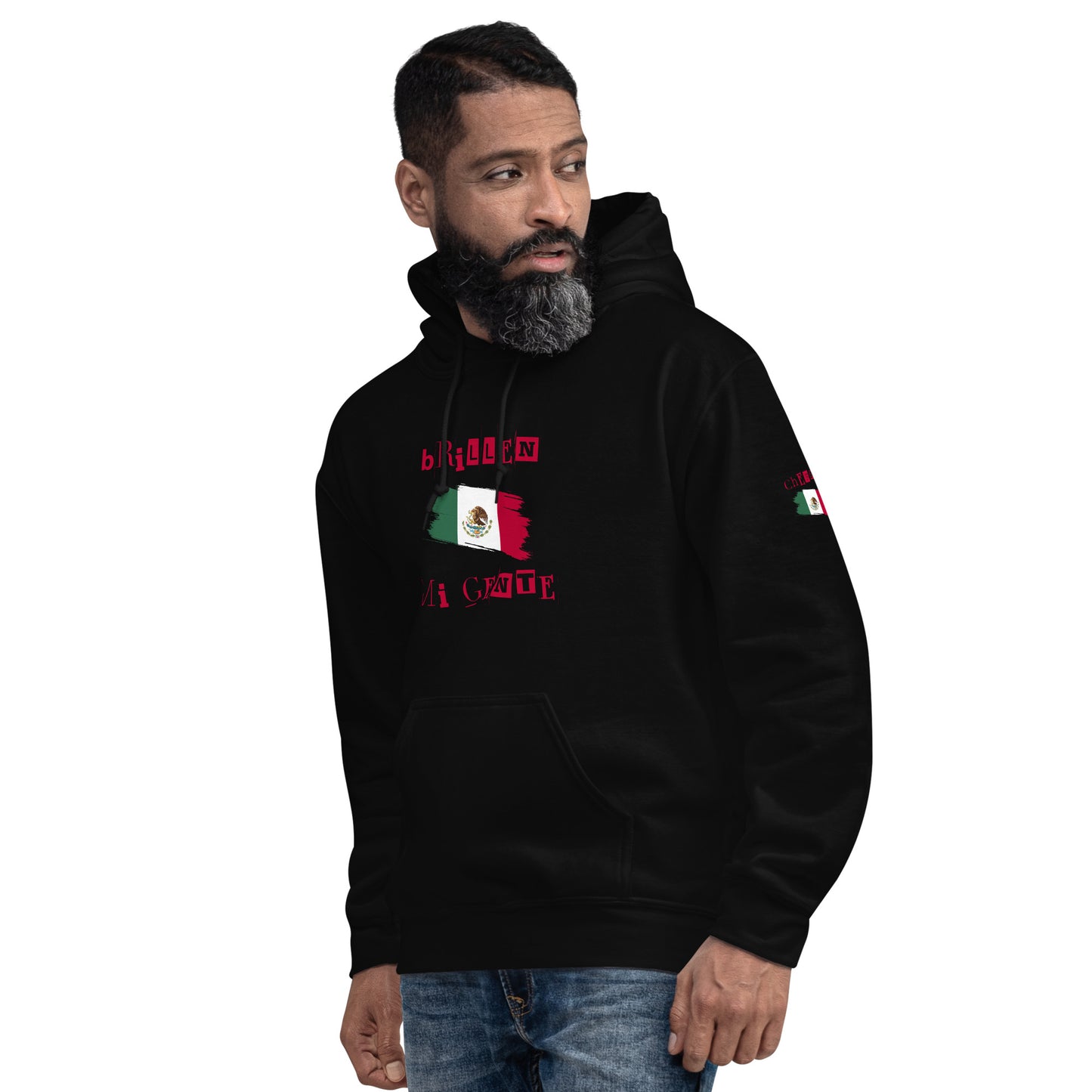 Brillen Mi Gente Mexico II, Unisex Hoodie