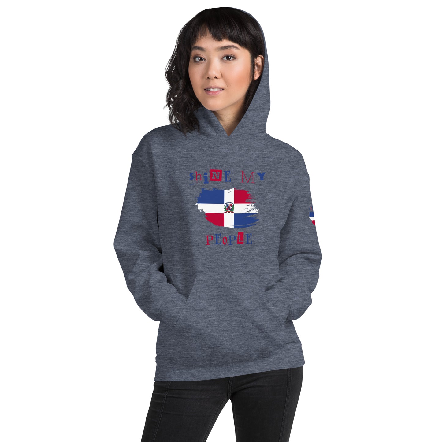 Shine My People Dominican Republic I, Unisex Hoodie