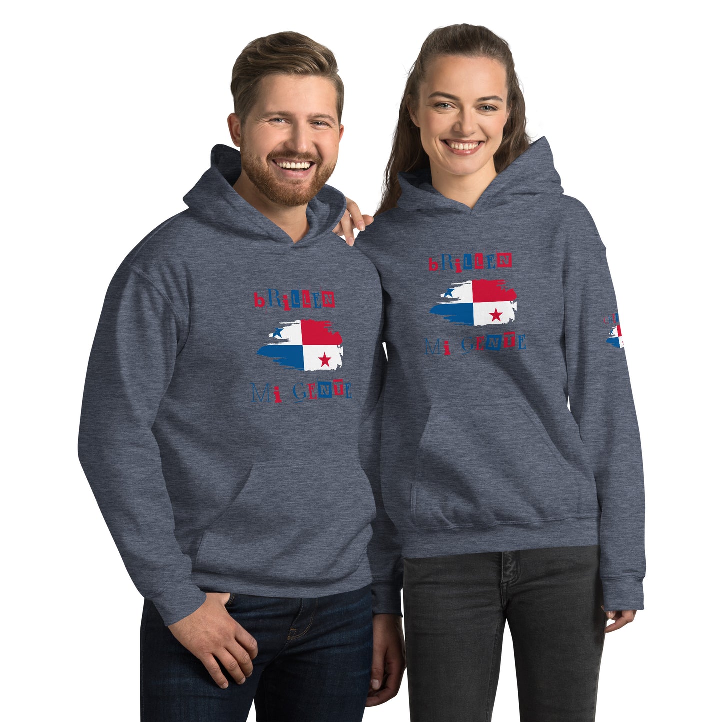 Brillen Mi Gente Panama I, Unisex Hoodie