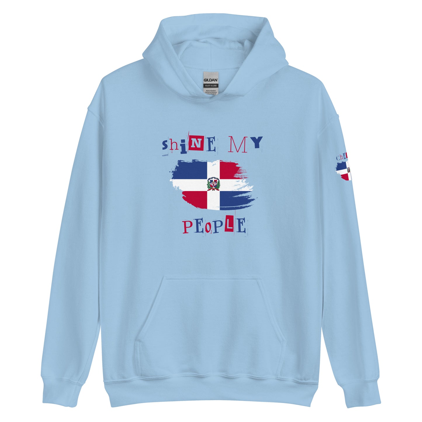 Shine My People Dominican Republic I, Unisex Hoodie