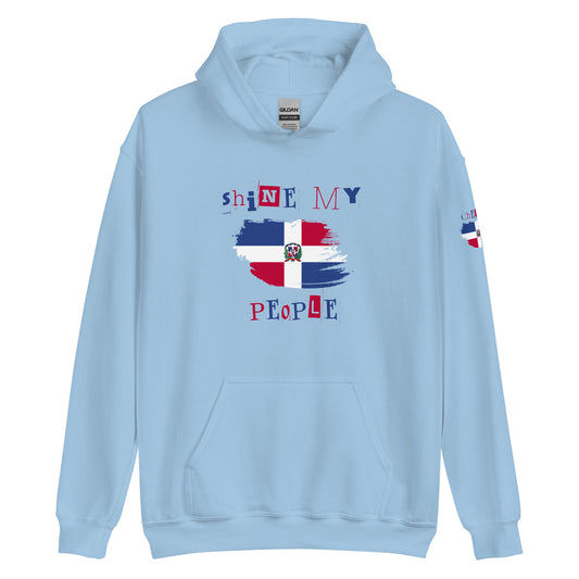 Shine My People Dominican Republic I, Unisex Hoodie