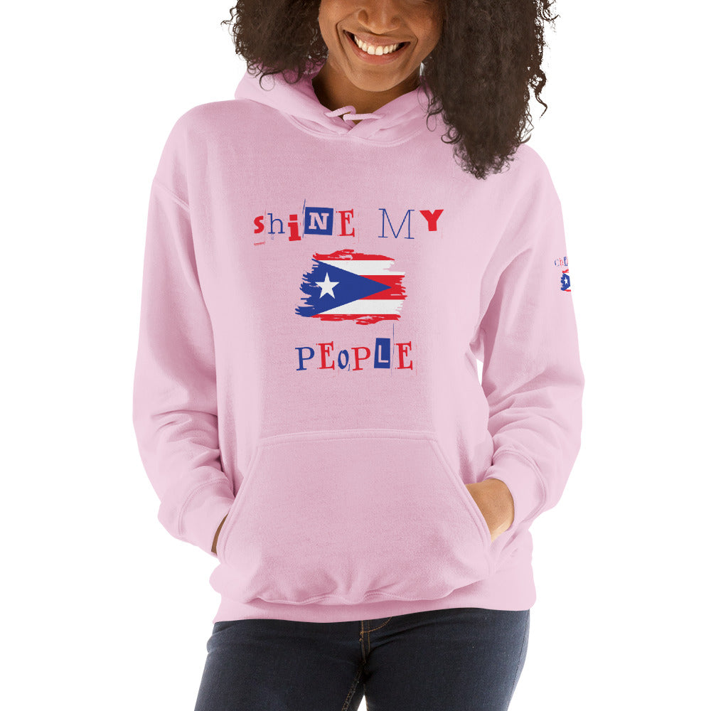 Shine My People Puerto Rico I, Unisex Hoodie