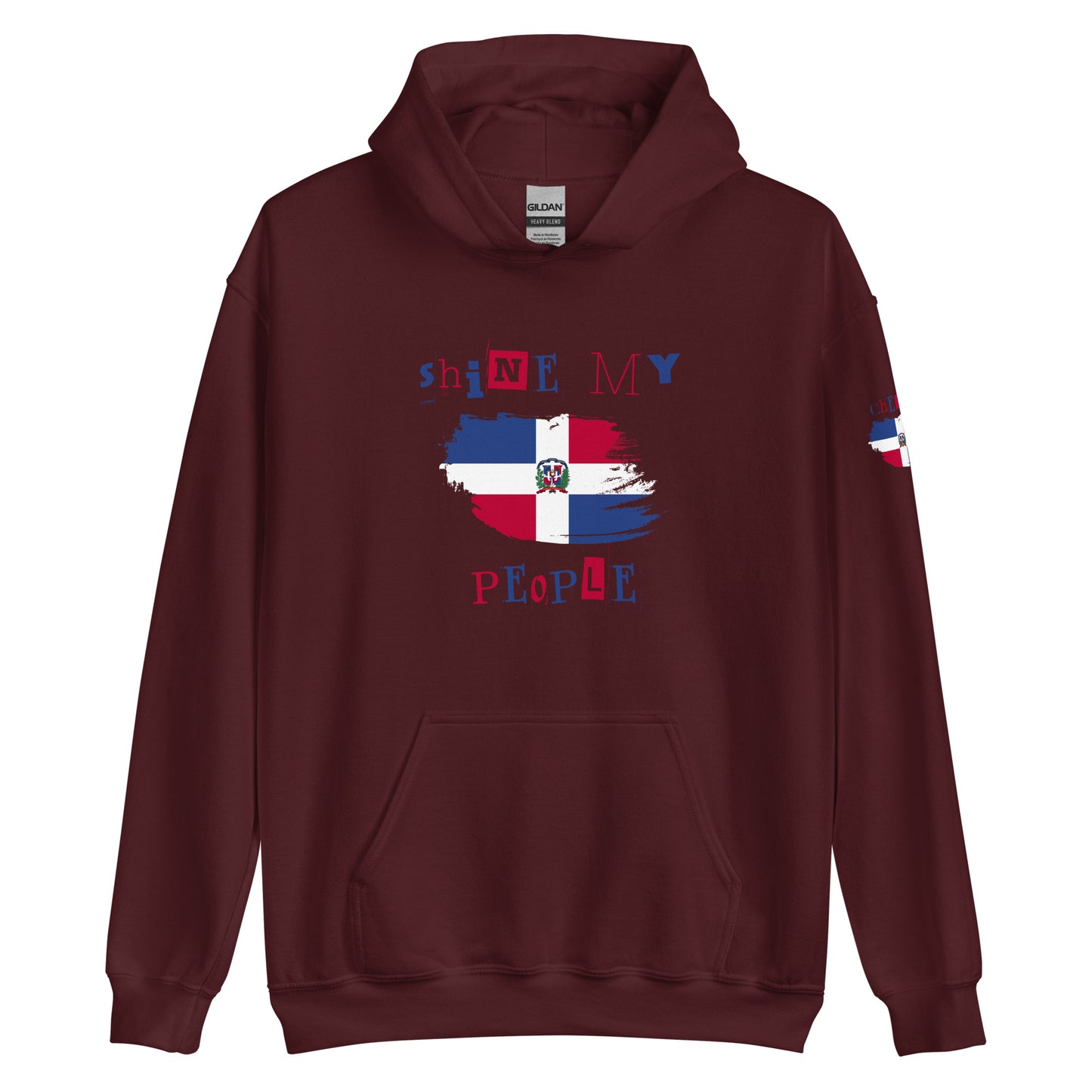 Shine My People Dominican Republic I, Unisex Hoodie