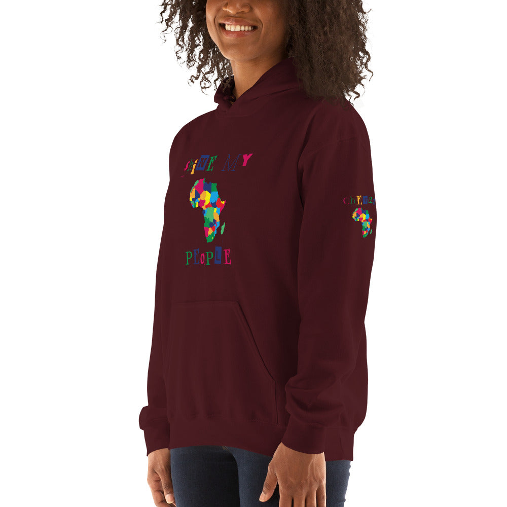 Shine My People Africa I, Unisex Hoodie