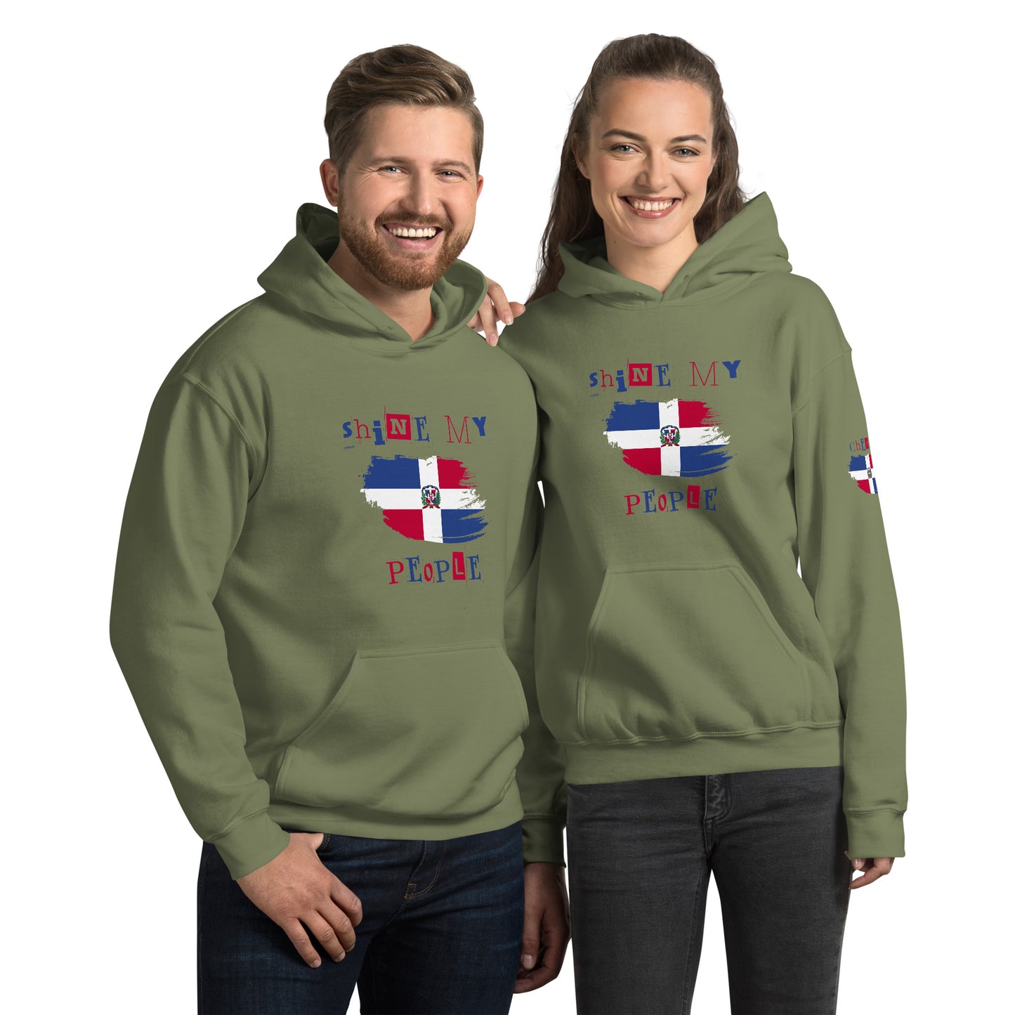 Shine My People Dominican Republic I, Unisex Hoodie