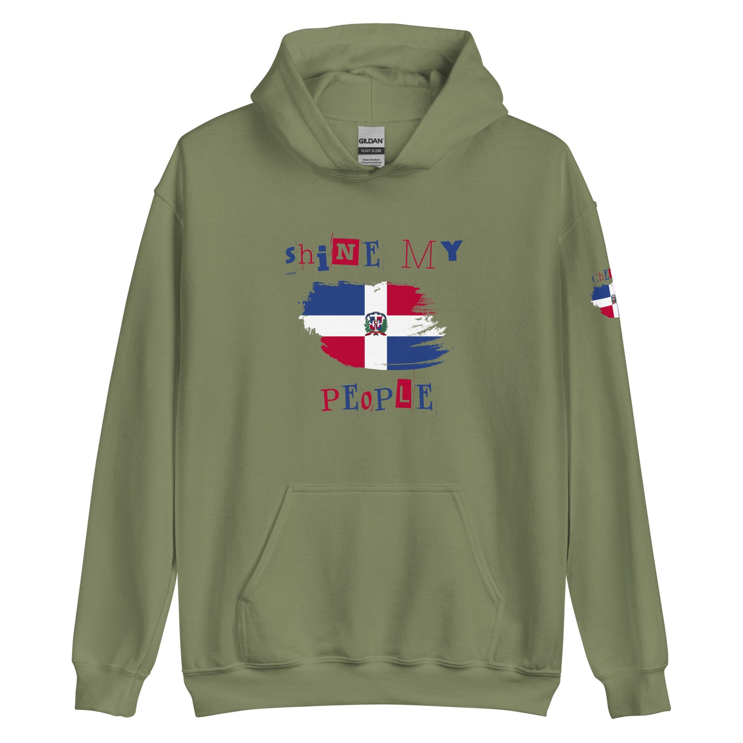 Shine My People Dominican Republic I, Unisex Hoodie