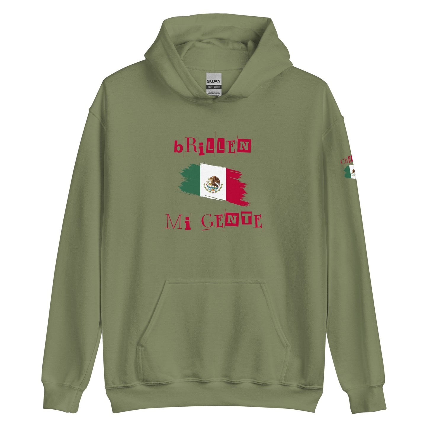 Brillen Mi Gente Mexico II, Unisex Hoodie