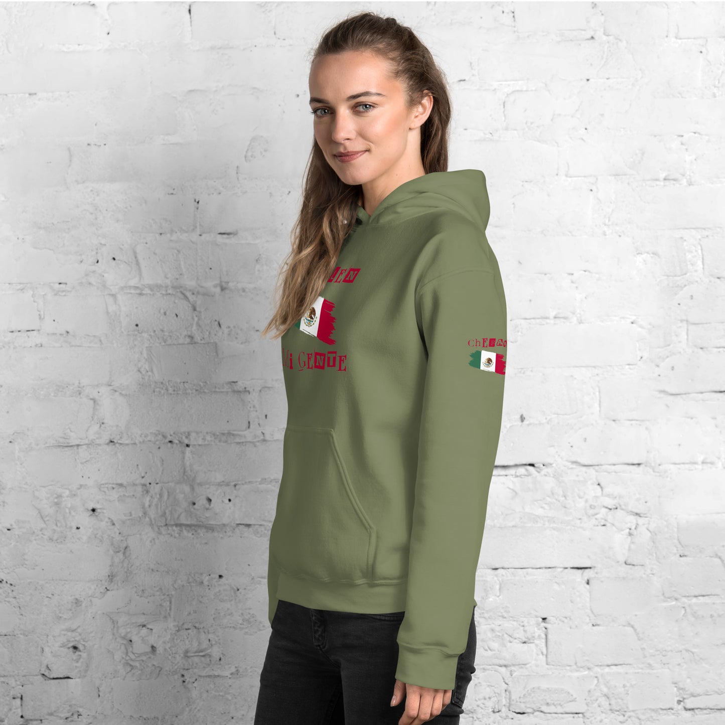 Brillen Mi Gente Mexico II, Unisex Hoodie