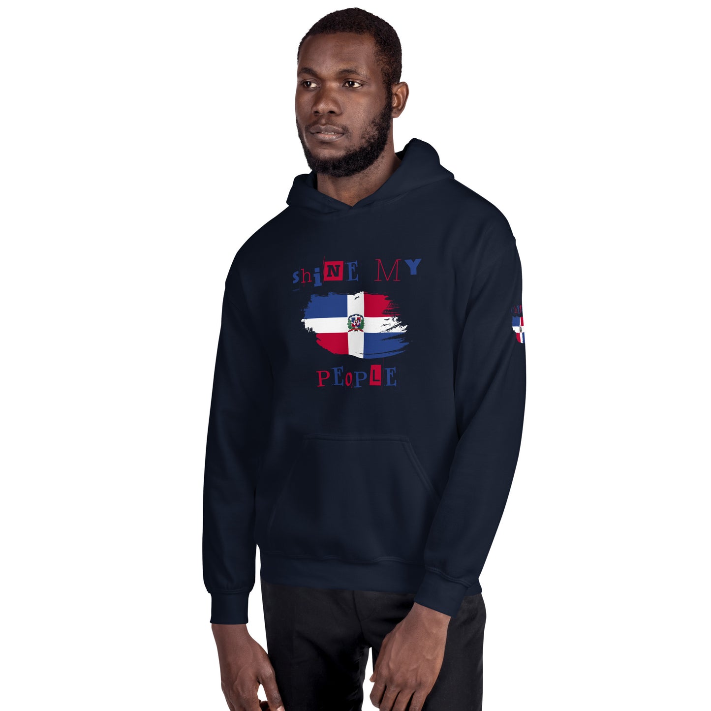 Shine My People Dominican Republic I, Unisex Hoodie