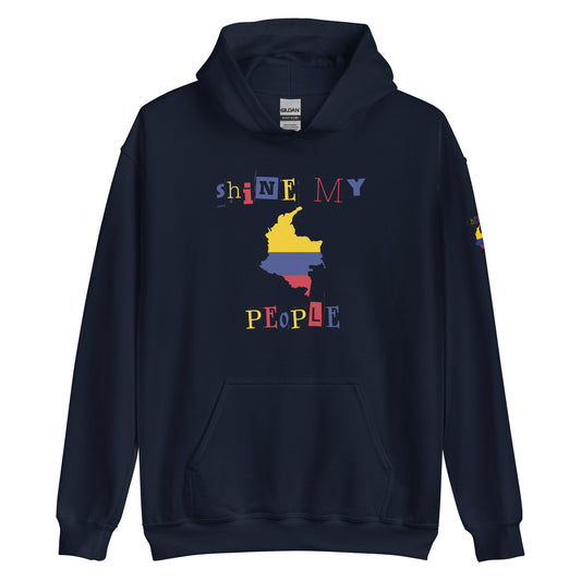 Shine My People Colombia I, Unisex Hoodie