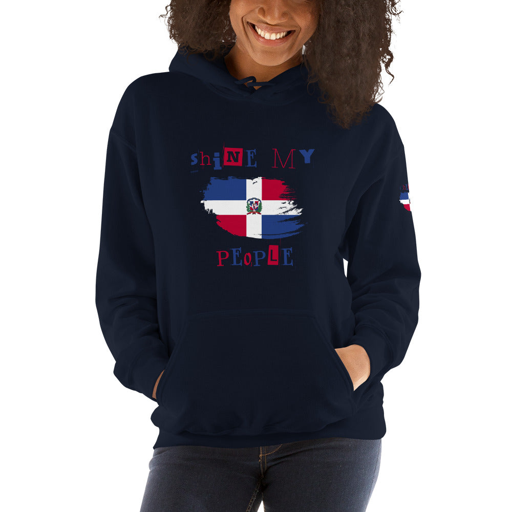 Shine My People Dominican Republic I, Unisex Hoodie