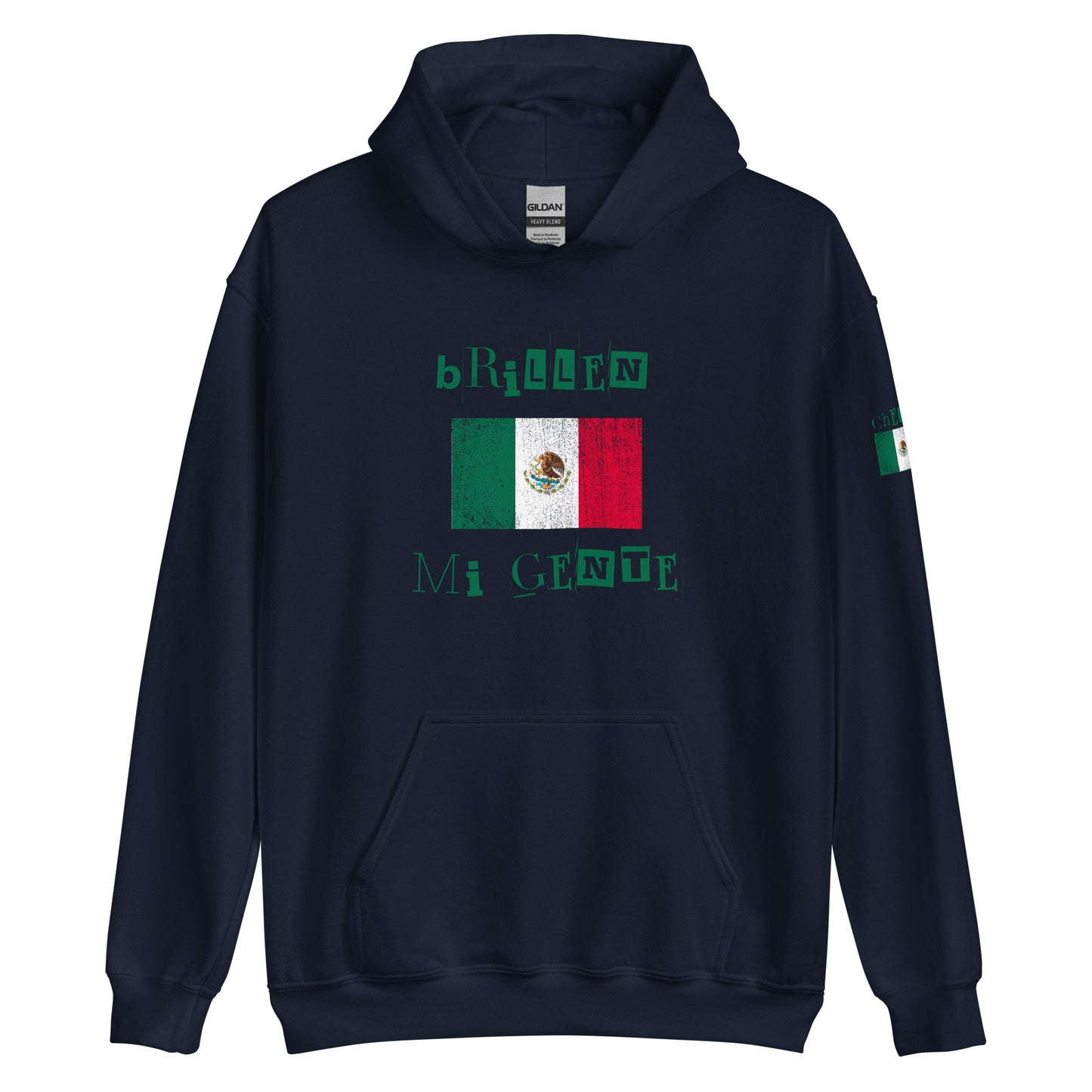 Brillen Mi Gente Mexico I, Unisex Hoodie