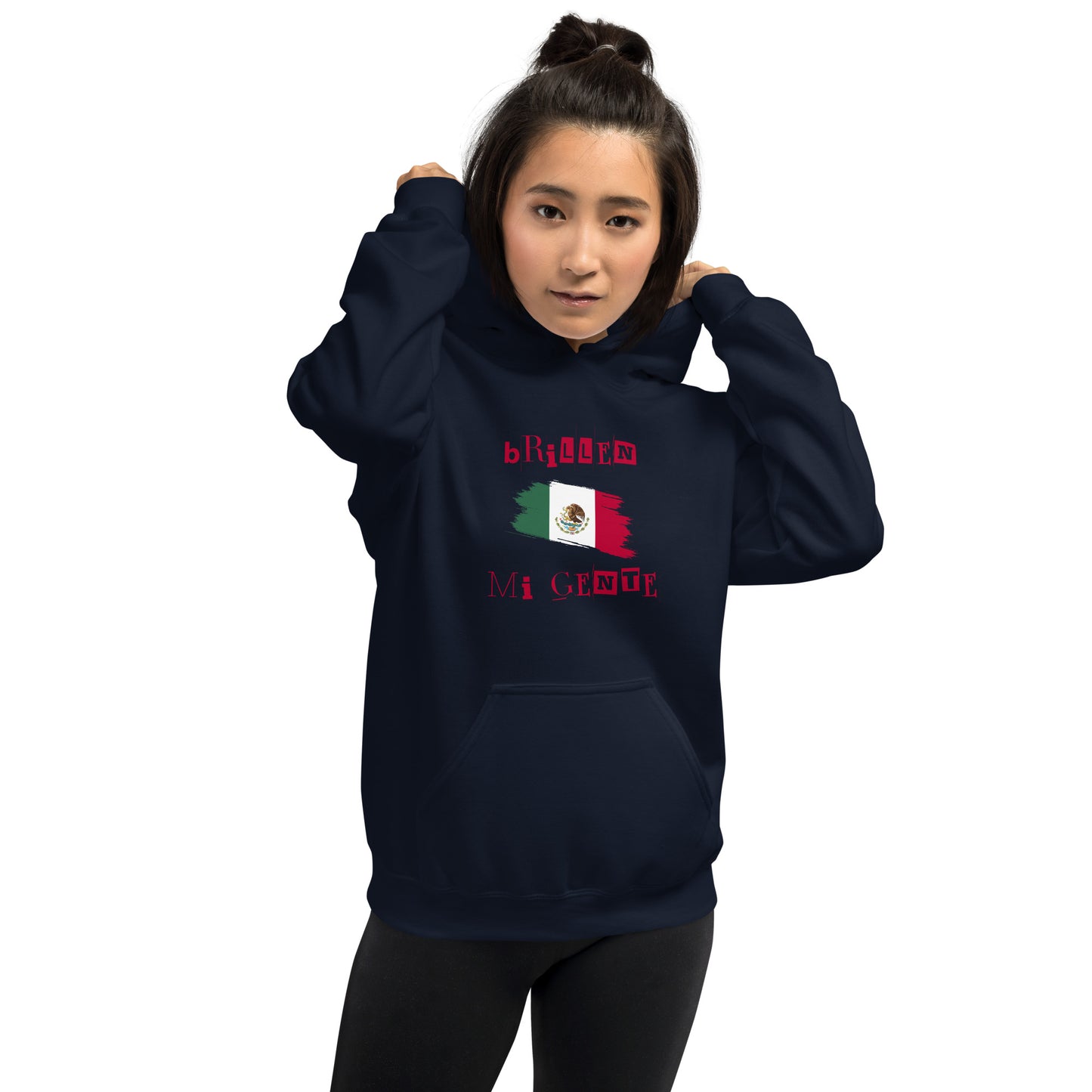 Brillen Mi Gente Mexico II, Unisex Hoodie