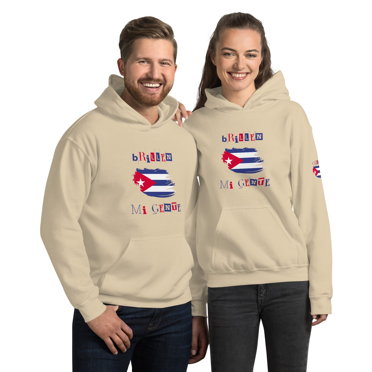 Brillen Mi Gente Cuba I, Unisex Hoodie