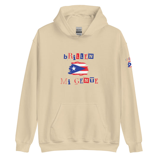 Brillen Mi Gente Puerto Rico I, Unisex Hoodie