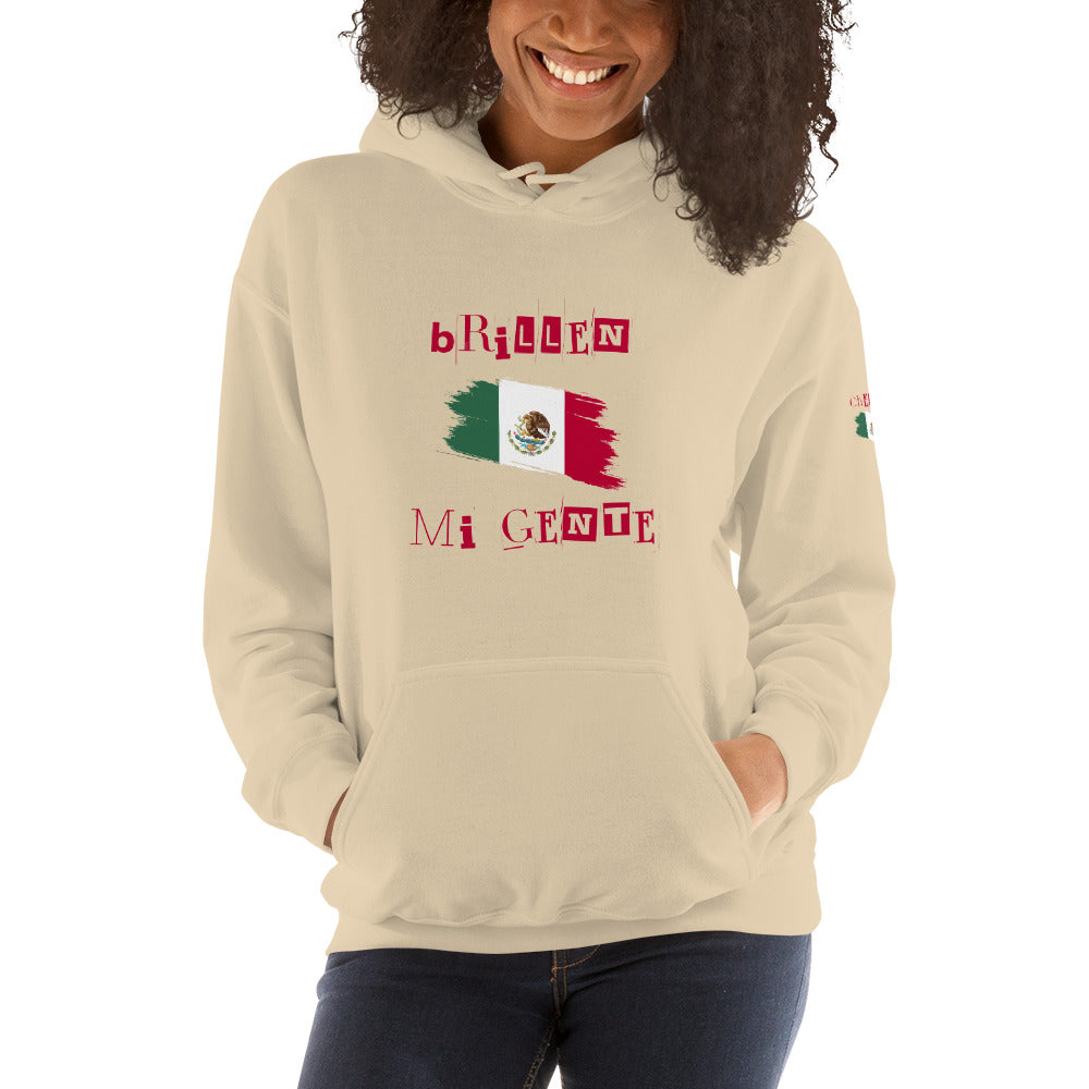 Brillen Mi Gente Mexico II, Unisex Hoodie