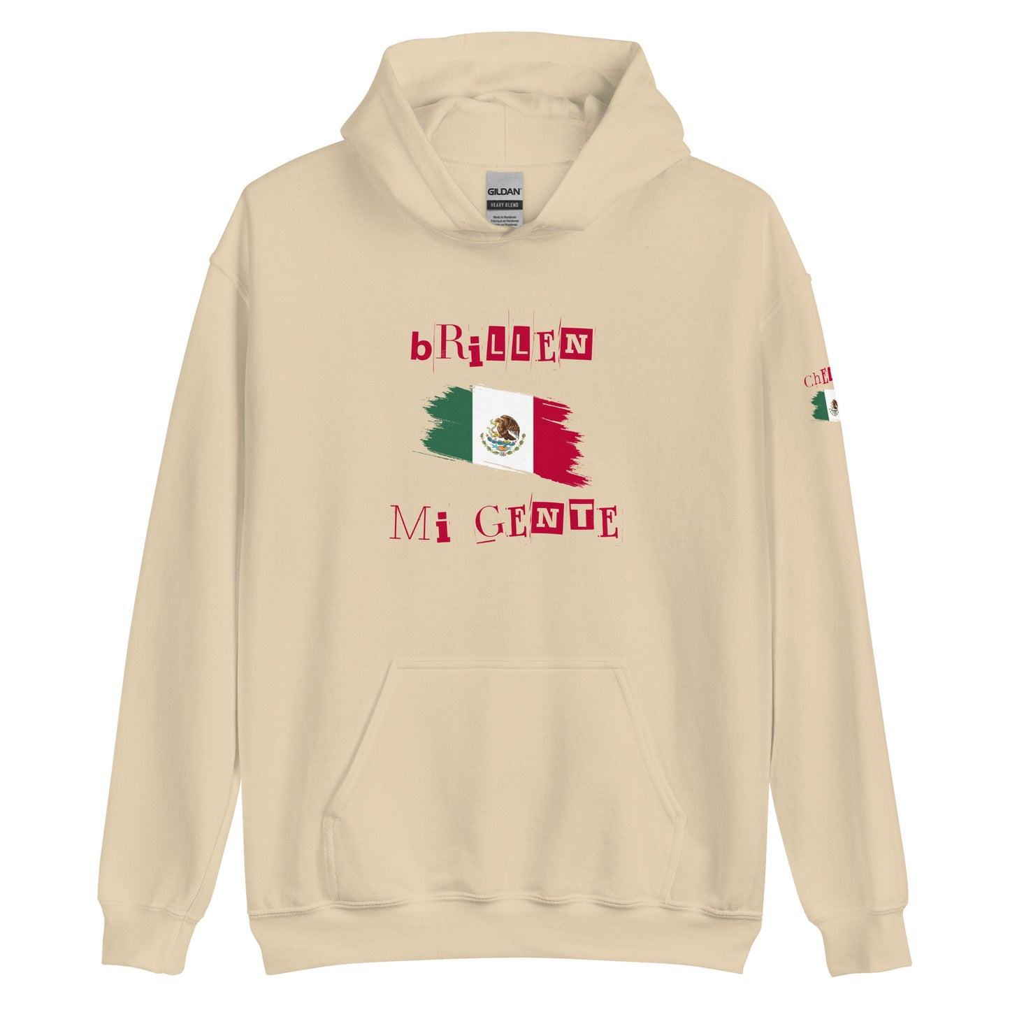 Brillen Mi Gente Mexico II, Unisex Hoodie