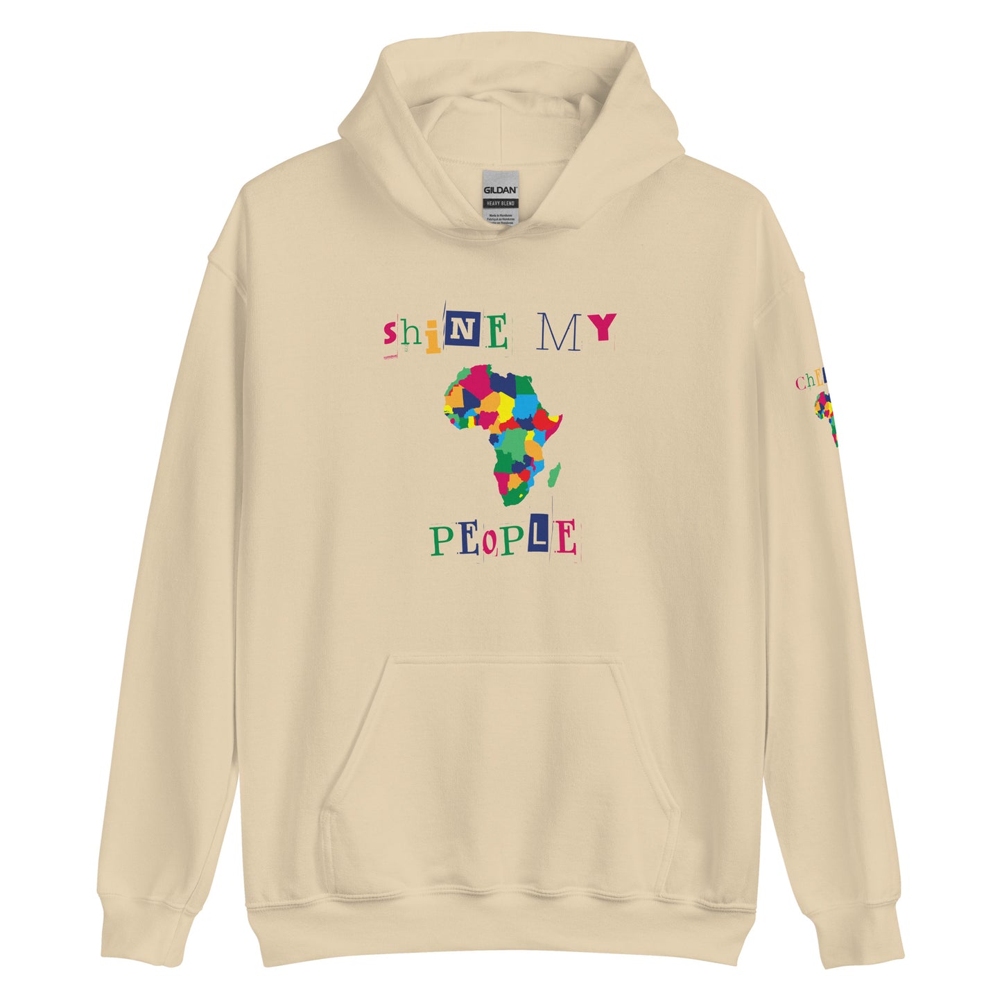 Shine My People Africa I, Unisex Hoodie