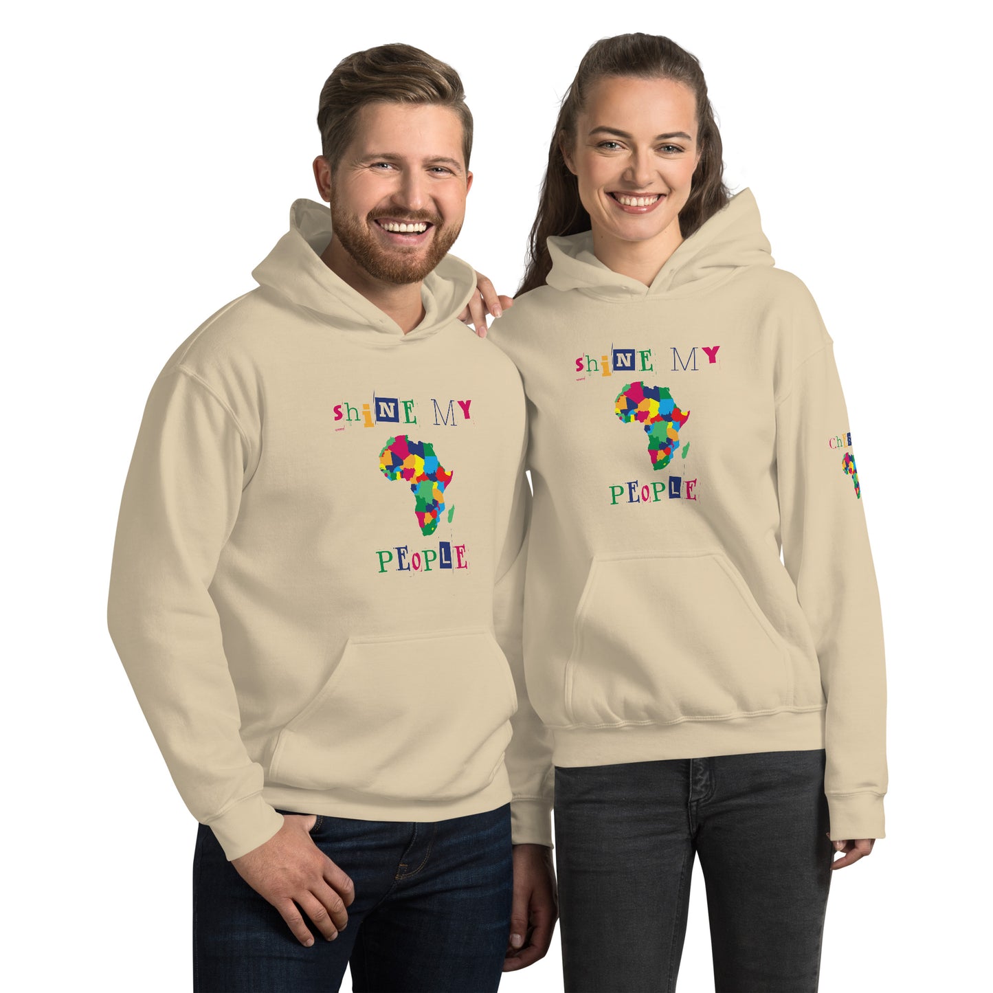 Shine My People Africa I, Unisex Hoodie