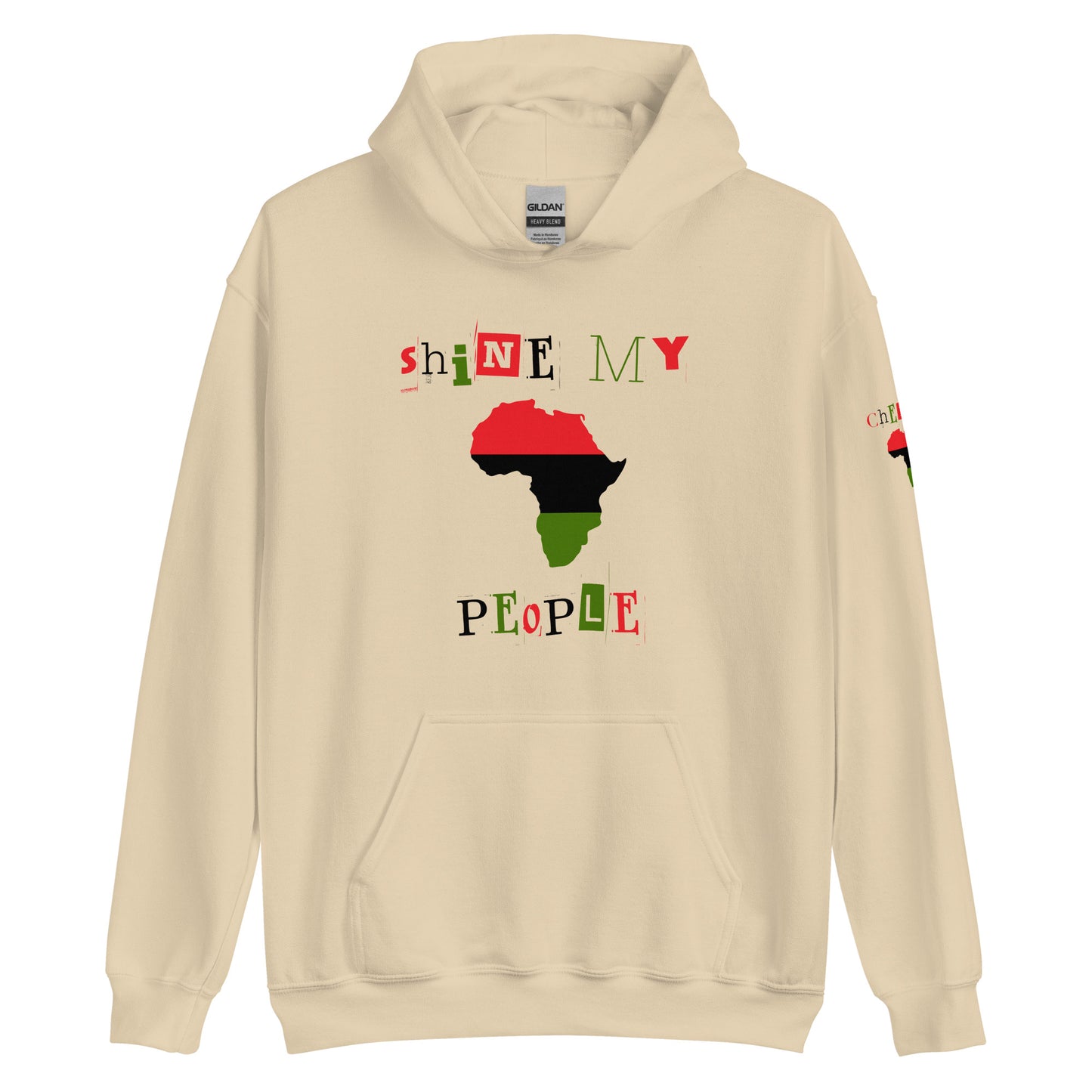 Shine My People Pan Africa I, Unisex Hoodie