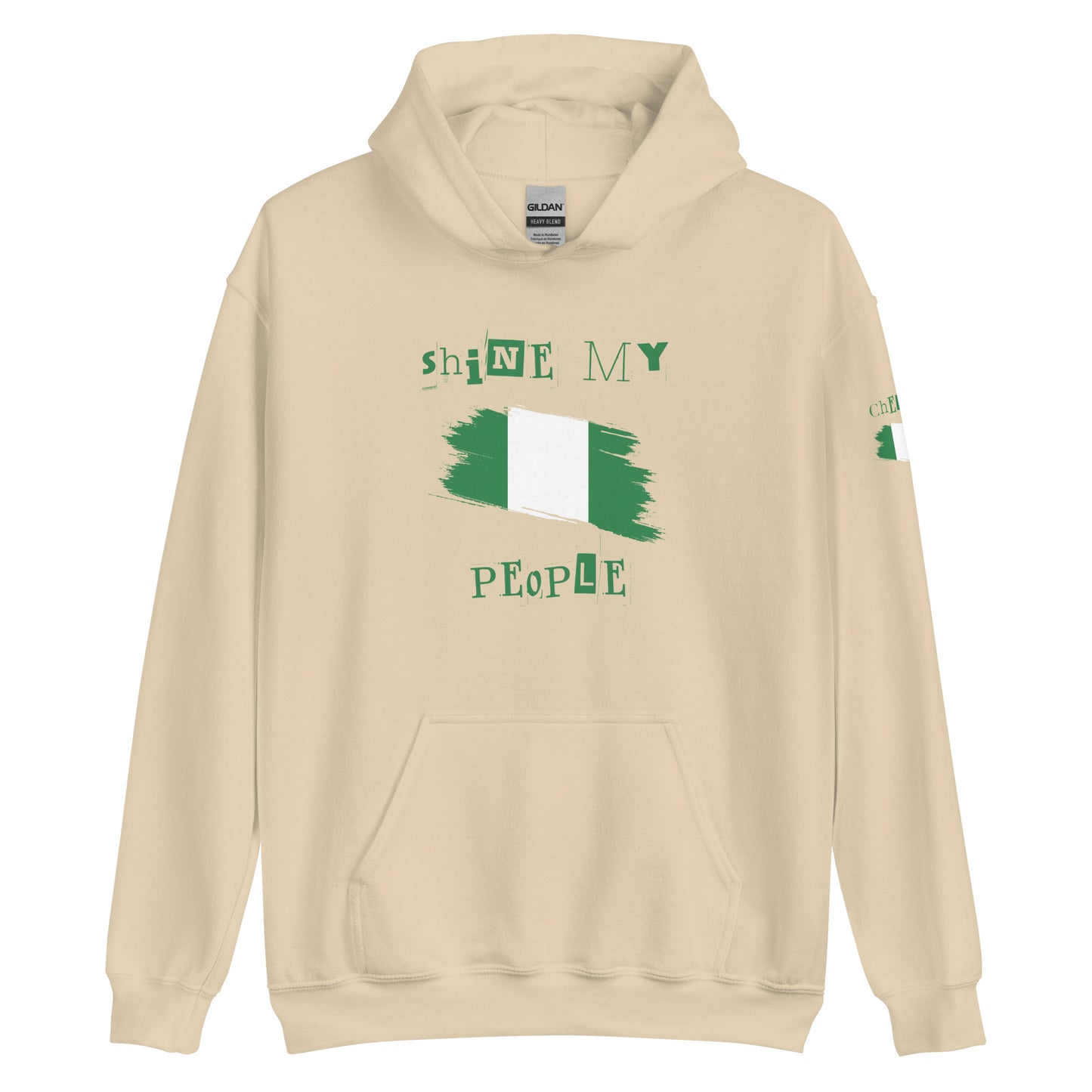 Shine My People Nigeria I, Unisex Hoodie