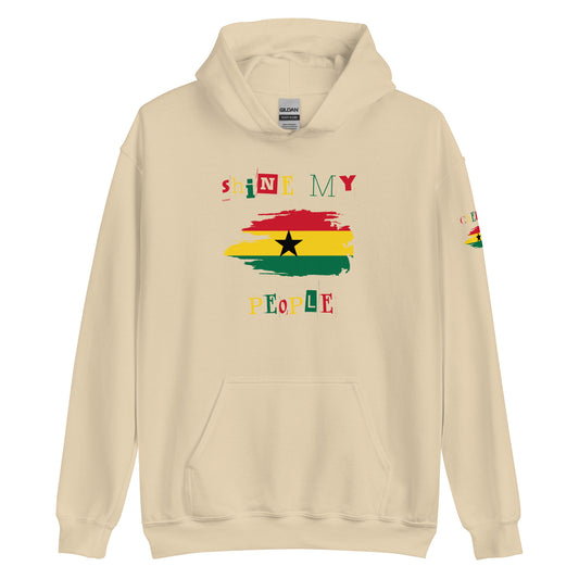 Shine My People Ghana I, Unisex Hoodie