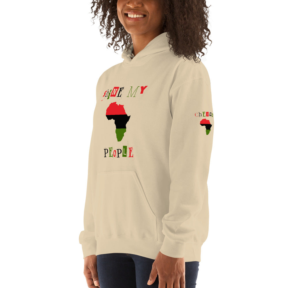 Shine My People Pan Africa I, Unisex Hoodie