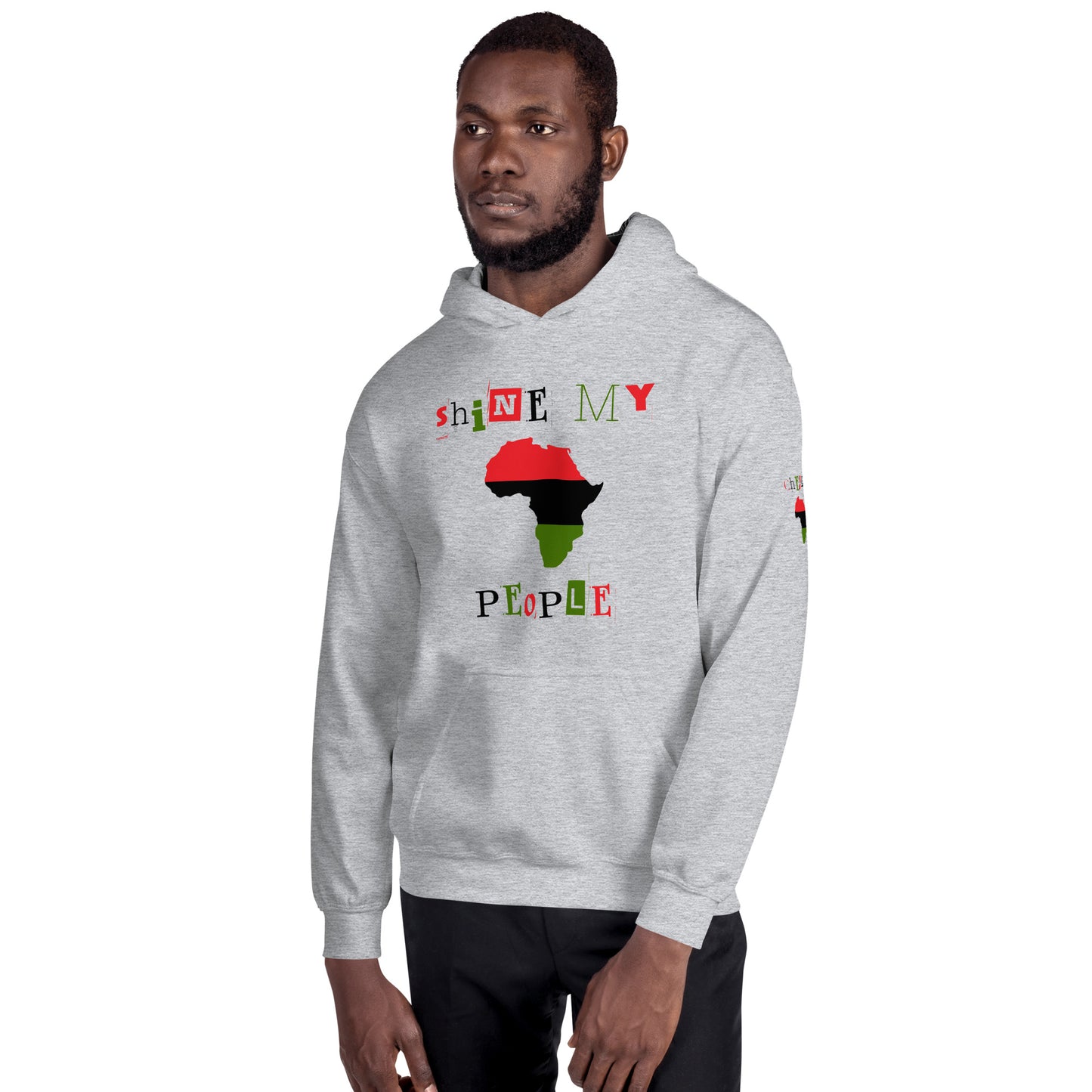 Shine My People Pan Africa I, Unisex Hoodie