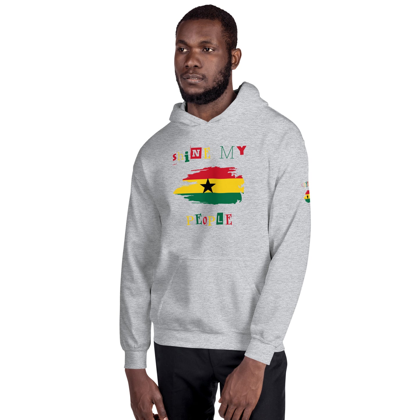 Shine My People Ghana I, Unisex Hoodie