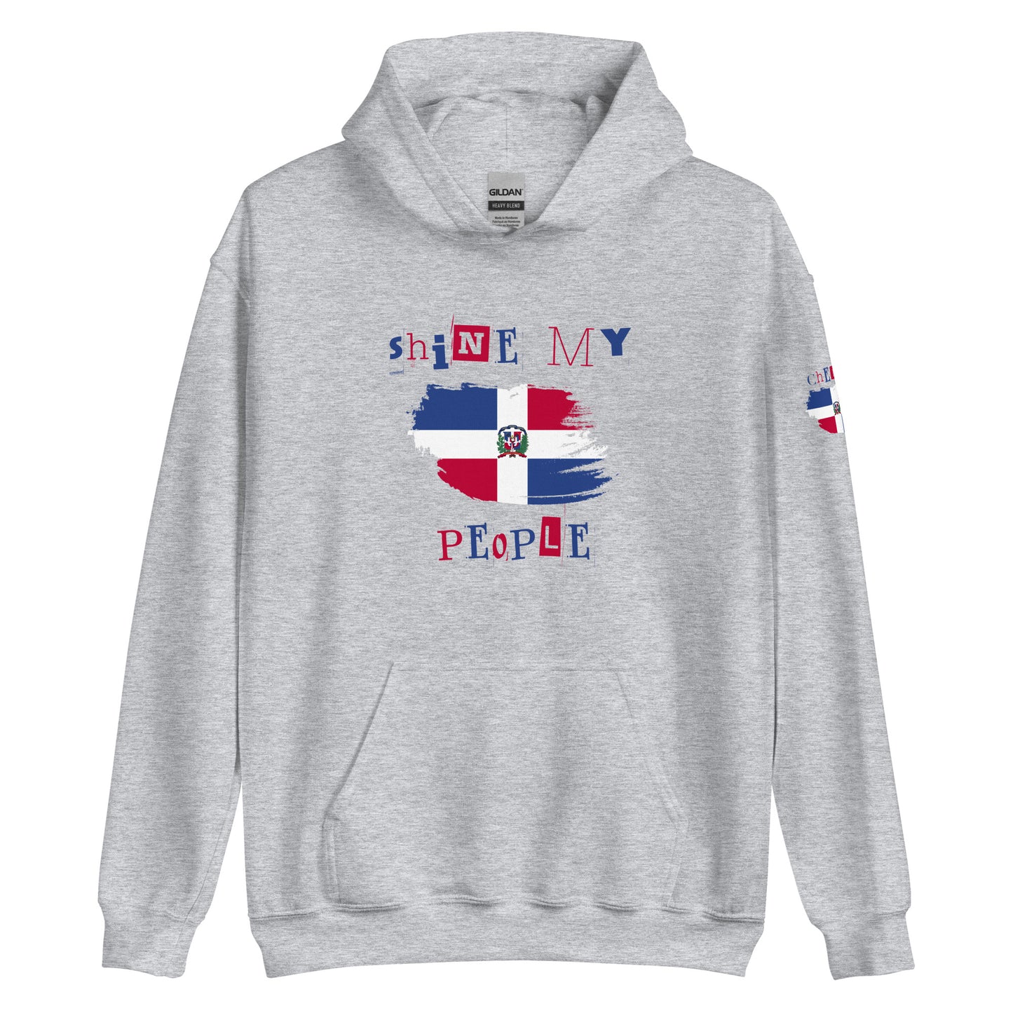 Shine My People Dominican Republic I, Unisex Hoodie