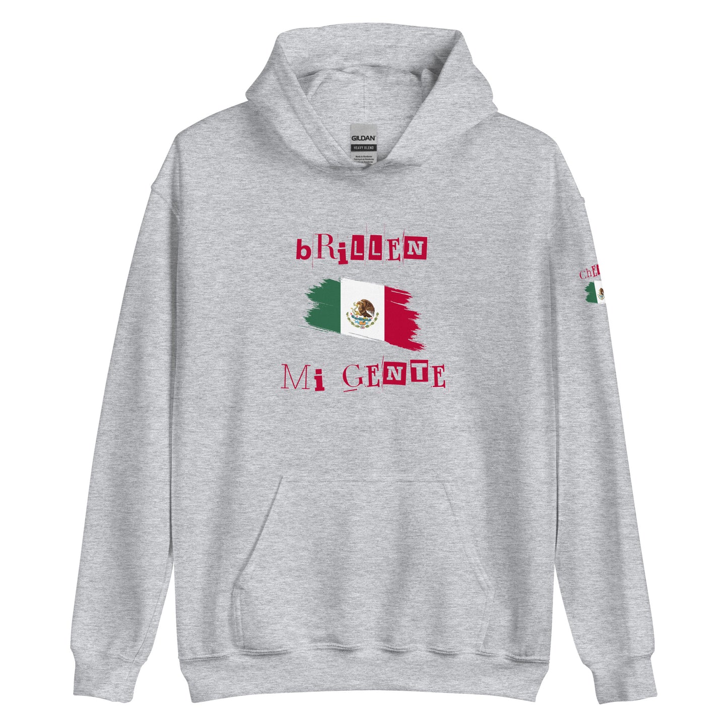 Brillen Mi Gente Mexico II, Unisex Hoodie