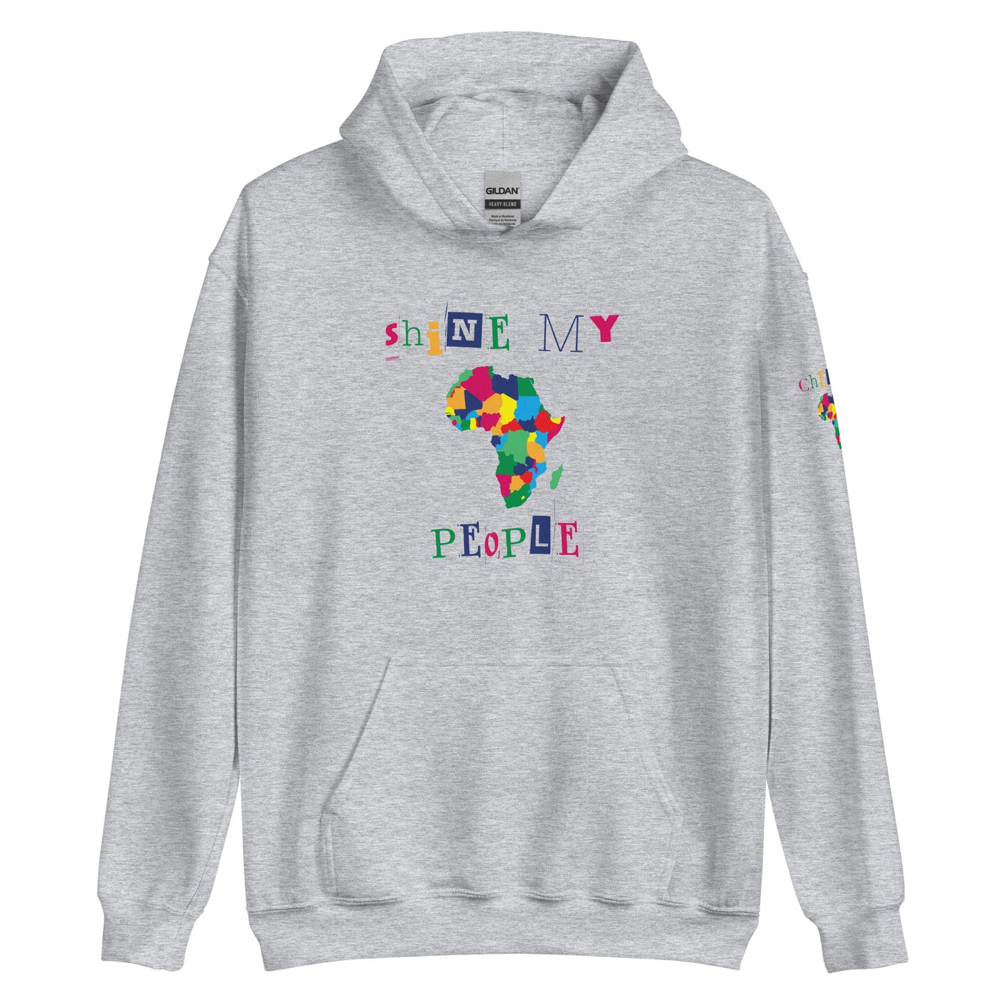 Shine My People Africa I, Unisex Hoodie