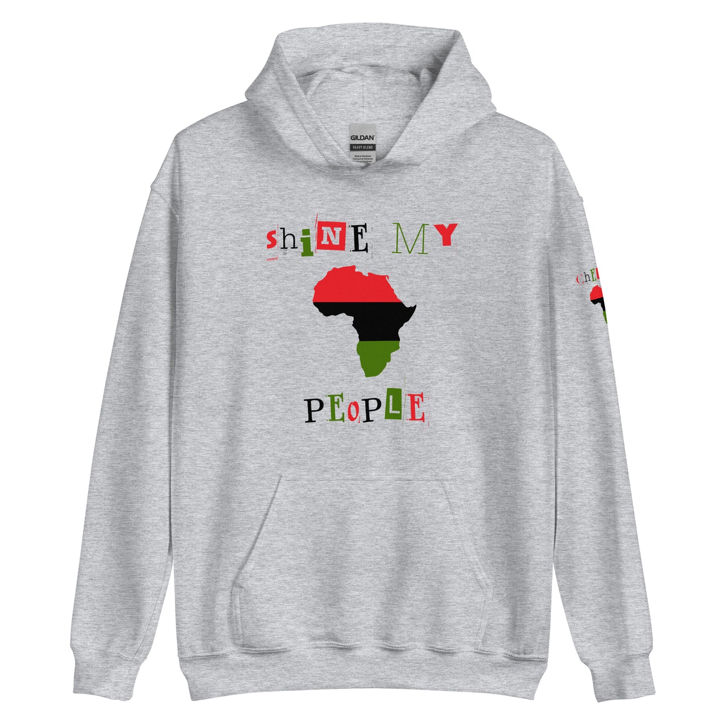 Shine My People Pan Africa I, Unisex Hoodie